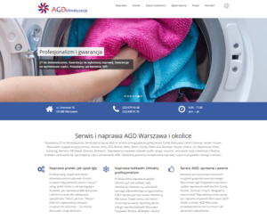 Local services company website