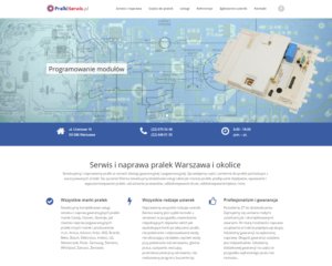 Local services company website