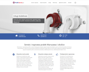 Local services company website