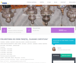 Travel offer details page